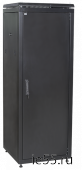 ITK Шкаф сетевой 19" LINEA N 47U 600х1000 мм металлическая передняя дверь черный