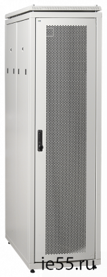 ITK Шкаф сетевой 19" LINEA N 28U 600х1000 мм перфорированные двери серый