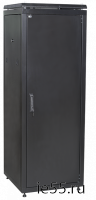 ITK Шкаф сетевой 19" LINEA N 28U 600х800 мм металлическая передняя дверь черный